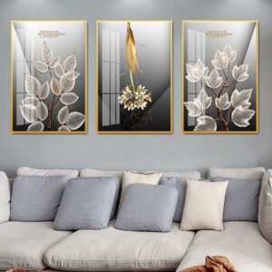 3-Piece Set of Beautiful Leaf Wall Art