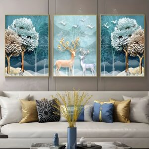 3-Piece Modern Nature Wall Art