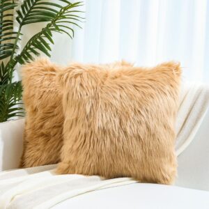 Luxury Super Soft Plush Faux Fur Cushion Cover Case