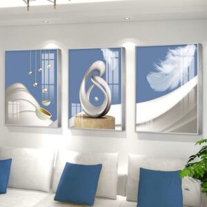 Modern Abstract Wall Art - 3 Pieces