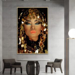 Luxury Art Panel – Golden Woman