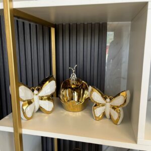 Butterfly Set with Golden Bonbonniere